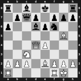 1964 Bordeaux Open – Round 6 – Cormier, Kristian – 1/2-1/2 – Roos, Michel – G18