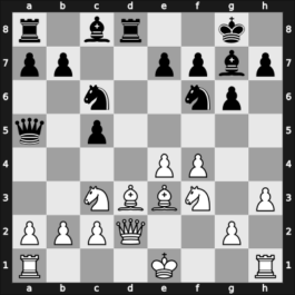 1964 Bordeaux Open – Round 7 – Cormier, Kristian – 1-0 – Chaude de Silans, Chantal – G24