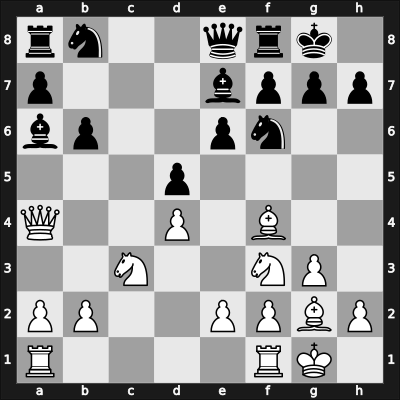 1964 Bordeaux Open Bordeaux FRA – Round 2 – Clarke, Peter H – 1/2-1/2 – Bilek, Istvan – G10