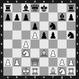 1964 Bordeaux Open Bordeaux FRA – Round 3 – Roos, Michel – 1/2-1/2 – Zinser, Sylvain – G18