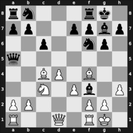 1964 Bordeaux Open Bordeaux FRA – Round 4 – O&rsquo;Kelly de Galway, Alberic – 1/2-1/2 – Bilek, Istvan – G24
