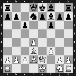 1964 Bordeaux Open Bordeaux FRA – Round 6 – Thiellement, Andre – 1/2-1/2 – Bergraser, Volf – G37