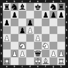 1964 Budapest Ch – Round 1 – Sapi, Laszlo – 1-0 – Gasztonyi, Endre – G4