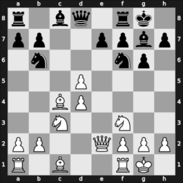 1964 Budapest HUN – Round 1 – Besztercsenyi, Tibor – 1/2-1/2 – Forintos, Gyozo V – G12