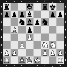 1964 Budapest HUN – Round 1 – Ozsvath, Andras – 1/2-1/2 – Liptay, Laszlo Dr. – G22