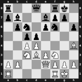 1964 Budapest ch-HUN – Round 1 – Honfi, K. – 1/2-1/2 – Szily, Jozsef – G8