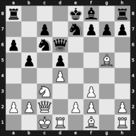 1964 Budapest ch-HUN – Round 1 – Portisch, Lajos – 1-0 – Prelovszky, Laszlo – G19