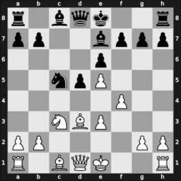 1964 Budapest ch-HUN – Round 1 – Forintos, Gyozo V – 1/2-1/2 – Bilek, Istvan – G20