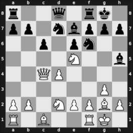 1964 Budapest ch-HUN – Round 1 – Portisch, Lajos – 1/2-1/2 – Barczay, Laszlo – G21