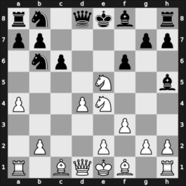 1964 Budapest ch-HUN – Round 1 – Kluger, Gyula – 1-0 – Flesch, Jean-benoit – G22