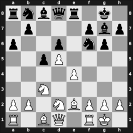 1964 Budapest ch-HUN – Round 1 – Sapi, Laszlo – 1/2-1/2 – Hajtun, Jozsef – G43