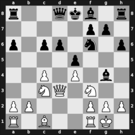 1964 Budapest ch-HUN – Round 1 – Prelovszky, Laszlo – 0-1 – Hajtun, Jozsef – G108