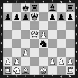 1964 Budapest ch-HUN – Round 1 – Kluger, Gyula – 1/2-1/2 – Pogats, Jozsef Jr. – G131