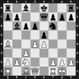 1964 Budapest ch-HUN – Round 1 – Pogats, Jozsef Jr. – 1/2-1/2 – Szilagyi, Peter – G132