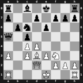 1964 Buenos Aires – Round 1 – Olivera, Alfredo – 1/2-1/2 – Eliskases, Erich – G7
