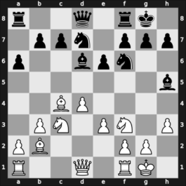 1964 Buenos Aires – Round 6 – Bolbochan, Julio – 1/2-1/2 – Rubinetti, Jorge – G53