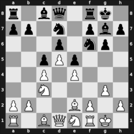 1964 Buenos Aires – Round 7 – Schweber, Samuel – 0-1 – Najdorf, Miguel – G61