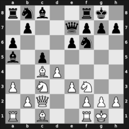 1964 Buenos Aires – Round 8 – Letelier Martner, Rene – 1/2-1/2 – Eliskases, Erich – G73