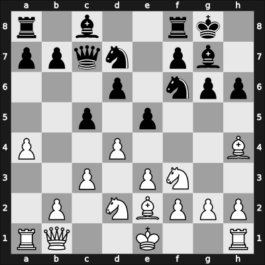 1964 Buenos Aires – Round 12 – Guimard, Carlos E – 1/2-1/2 – Keres, Paul Petrovich – G107