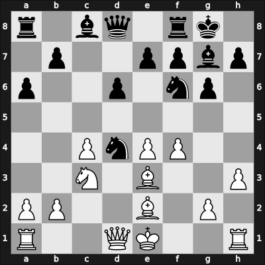 1964 Capablanca Memorial – Round 1 – Stahlberg, Gideon – 1-0 – Cobo Arteaga, Eldis – G4