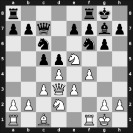 1964 Capablanca Memorial – Round 19 – Santa Cruz Beneito, Hugo – 1/2-1/2 – O&rsquo;Kelly, Albéric de Galway – G192