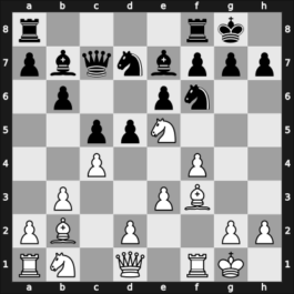 1964 Capablanca Memorial – Round 21 – Santa Cruz Beneito, Hugo – 0-1 – Taimanov, Mark E – G214