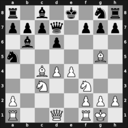 1964 Chicago simultaan – Round 1 – Fischer, Raphael – 1/2-1/2 – Garwin C – G11
