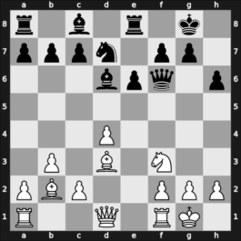 1964 Chicago simultaan – Round 1 – Fischer, Raphael – 1/2-1/2 – Kral, G. – G15