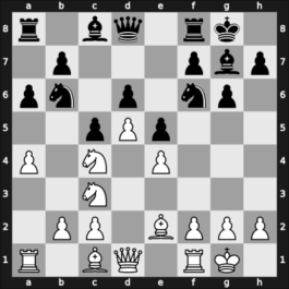 1964 Chigorin Memorial – Round 7 – Bondarevsky, Igor – 1-0 – Matulovic, Milan – G43