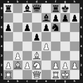 1964 Chigorin Memorial – Round 7 – Damjanovic, Mato – 1/2-1/2 – Kholmov, Ratmir D – G47
