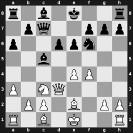 1964 Chigorin Memorial – Round 9 – Nezhmetdinov, Rashid – 0-1 – Damjanovic, Mato – G61
