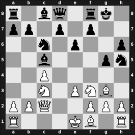 1964 Chigorin Memorial – Round 13 – Lein, Anatoly – 1/2-1/2 – Damjanovic, Mato – G85