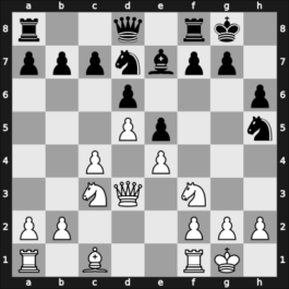 1964 Chigorin Memorial – Round 14 – Doroshkievich, Vladimir K – 1/2-1/2 – Gheorghiu, Florin – G90