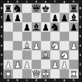 1964 Clare Benedict Cup 11th – Round 4 – Unzicker, Wolfgang – 1/2-1/2 – Pomar Salamanca, Arturo – G21
