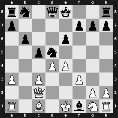 1964 Clare Benedict Cup 11th – Round 5 – Keller, Dieter – 1/2-1/2 – Unzicker, Wolfgang – G25
