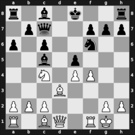 1964 Clare Benedict Cup 11th – Round 5 – Hecht, Hans-Joachim – 1/2-1/2 – Roth, Rolf – G26