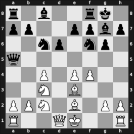 1964 DDR Ch 14. Magdeburg GER – Round 14 – Baumbach, Friedrich, Dr. – 1/2-1/2 – Golz, Werner – G9