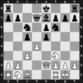 1964 DDR Ch 14th – Round 11 – Muehlberg, Siegfried – 1/2-1/2 – Schmidt, Gerhard – G14