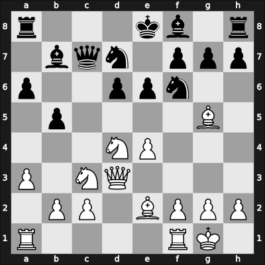 1964 DEN Ch Holstebro – Round 6 – Norby, Peter H. – 0-1 – Hamann, Svend – G21