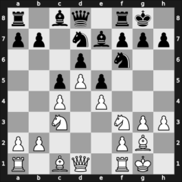 1964 DEN Ch Holstebro – Round 11 – Jakobsen, Ole – 1/2-1/2 – Pedersen, Eigil – G39