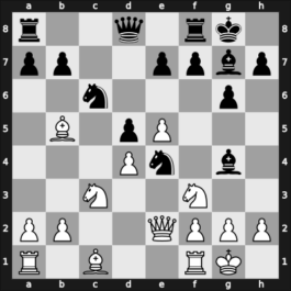 1964 ESP Ch 29th – Round 1 – Sicilia Pardo, Jaime – 1/2-1/2 – Visier Segovia, Fernando – G3