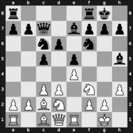1964 ESP Ch 29th – Round 2 – Bayarri Bosch, Eduardo – 1/2-1/2 – Pomar Salamanca, Arturo – G9