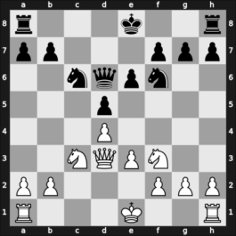 1964 ESP Ch 29th – Round 11 – Bordell Rosell, Roman – 1/2-1/2 – Pomar Salamanca, Arturo – G42