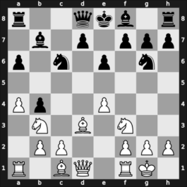 1964 EU Team Ch sf – Round 1.10 – Handel, Horst – 1/2-1/2 – Haag, Ervin – G3