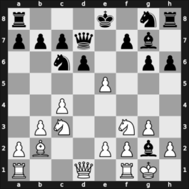 1964 FRG Ch qual 9th – Round 8 – Veeck, Kurt – 1/2-1/2 – Gerusel, Mathias – G25