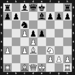 1964 FRG Team Ch – Round 3.1 – Heilemann, Manfred – 1/2-1/2 – Pfleger, Helmut, Dr. – G11