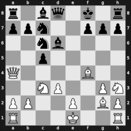 1964 Harrachov 6465 – Round 3 – Kavalek, Lubomir – 1-0 – Eretova, Kveta – G10