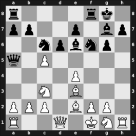 1964 Hastings6465 – Round 1 – Gaprindashvili, Nona – 1/2-1/2 – Aguilera Rocha, Angelina – G5