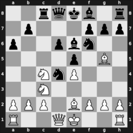 1964 Holstebro ch-DEN – Round 10 – Pedersen, Eigil – 0-1 – Larsen, Benjamin Holsko – G11