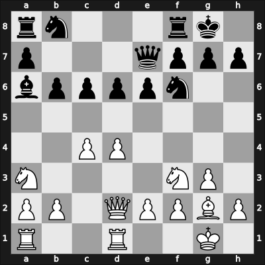 1964 Hoogovens – Round 1 – Portisch, Lajos – 1-0 – Zuidema, Coen – G17